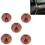Clips para cables individuales, sistema de gestión de cables y solución organizadora de cables, entrega de colores aleatorios, 5 uds., 5 PCS Single Cable Clips(Black), 5 PCS Single Cable Clips(Brown), 5 PCS Single Cable Clips(Grey)