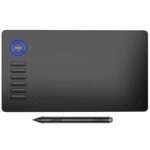 VEIKK A15 10x6 pulgadas 5080 LPI tableta gráfica electrónica táctil inteligente, con interfaz tipo C, A15 Blue