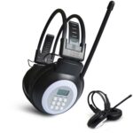 HRD-308S Auriculares portátiles con receptor de radio FM para campus