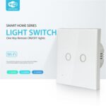 NEO NAS-SC02W Interruptor de control de luz inteligente inalámbrico WiFi UE 2Gang - Imagen 2