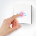 NEO NAS-SC03W Interruptor de control de luz inteligente inalámbrico WiFi UE 3Gang