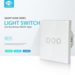 NEO NAS-SC03W Interruptor de control de luz inteligente inalámbrico WiFi UE 3Gang - Imagen 2