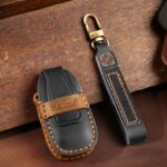 Para Ford Focus/Mondeo/Maverick/Explorer/Escort/Edge 2017-2018 C231 Funda protectora de cuero para llave de coche, C231 - Imagen 2