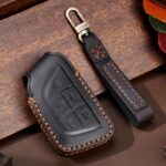 Para Cadillac / CT5 / CT6 / XT6 C088 Funda protectora de cuero para llave de coche, C088