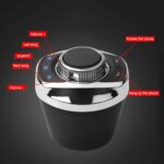 Soporte multifuncional para taza de coche, botón de perilla inalámbrico, botón de volante, Control remoto sin luz - Imagen 3