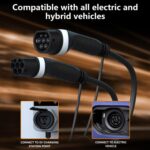 Feyree 250V 16A 1 Fase Inicio Nueva energía Vehículo eléctrico Tipo 2 Cable de extensión de carga Cable adaptador - Imagen 4