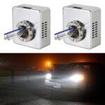 1 par D5S 8000K DC12V 35W Kit de bombilla de xenón HID para automóvil Faro, D5S 8000K