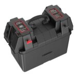Caja de batería multifuncional portátil para exteriores Fuente de alimentación de emergencia con salida USB de 12 V
