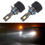 K11 1 par 9012 12V / 85W / 6000K / 9000LM Faro LED para coche, 9012