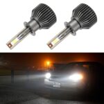 K11 1 par H1 12V / 85W / 6000K / 9000LM Faro LED para automóvil, H1