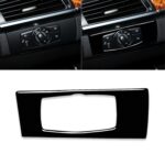 Etiqueta decorativa del Panel del interruptor del faro izquierdo del coche para BMW E70 X5 / E71 X6 2008-2013, Left Drive Headlight Switch