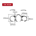 Para Nissan 370Z Z34 2009-pegatina decorativa para tablero de velocidad de coche 5 en 1, unidad izquierda y derecha Universal, Speed Dashboard - Imagen 2