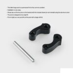 OT243 2 PCS Pivote de bisagra de pestillo de ventana de aleación de aluminio para 95-04 Tacoma 00-06 Tundra Rear Quarter BL - Imagen 4