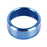 Caja de perilla de aire acondicionado de aluminio para coche de 3 piezas para Subaru, For Subaru(Blue) - Imagen 2
