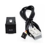 Enchufe del interruptor del adaptador AUX del coche + dureza del cableado para Volkswagen RCD510 / 310/300 + - Imagen 2