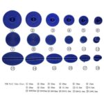 19 en 1 Kit de herramientas del cuerpo de reparación de automóviles Reparación de abolladuras sin pintura Remoción de granizo Pequeño T rojo Tlally Hammer Dent Supense Kit de herramientas - Imagen 3