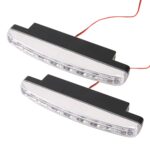 1 par DC9-16V 2W 120LM 7000K 8 SMD-5050-LEDs Coche circular DRL y luz de giro - Imagen 2