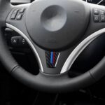Etiqueta engomada decorativa del volante de la fibra de carbono del coche para BMW E90 / E92 - Imagen 4