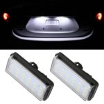 2 PCS DC12V / 1.5W / 6000K / 100LM Luz LED para matrícula de coche 18LEDs SMD-3528 Lámparas para Lexus, For Lexus