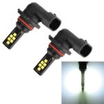 2 PCS 9005 DC9-16V / 3.5W / 6000K / 320LM Luz antiniebla automática para automóvil 12LED Lámparas SMD-ZH3030, con corriente constante, 9005