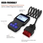 AUTOPHIX OM123 escáner OBD2 portátil para coche herramienta de diagnóstico de coche OBD 2 escáner automotriz lector de código EOBD, OM123, OM123 (Orange) - Imagen 4