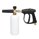 Pistola rociadora de agua con generador de espuma para lavado de coches de alta presión, cable exterior: 22 x 1,5, orificio interior: 15 - Imagen 2