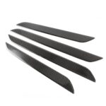 Etiqueta engomada decorativa del panel de la puerta del coche de la fibra de carbono de 4 PCS para Audi Q3 - Imagen 2