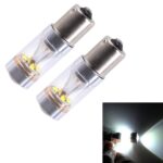 2 PCS 1156 / BA15S 350LM 6000K 30W Luz blanca 6 LED CREE Canbus Luz de marcha atrás del coche / Luz de giro, DC 12V