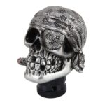 Perilla de cambio de marchas de coche de calavera Universal, perilla de cambio de marchas de coche modificada, perilla de palanca de cambios de transmisión automática - Imagen 2