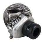 Perilla de cambio de marchas de coche de calavera Universal, perilla de cambio de marchas de coche modificada, perilla de palanca de cambios de transmisión automática - Imagen 4