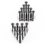 20 piezas 5,8 cm modificación universal del coche ruedas extendidas conversión de perno M14x1,25 a M12x1,5 adaptador de tornillo LN032 LN033 LN044 - Imagen 4