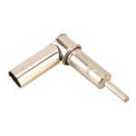 1 juego de adaptadores de conector macho y hembra para antena de radio estéreo de vehículos de coche - Imagen 2