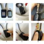 Alarma de contraseña de bicicleta IP44 alarma de vibración antirrobo impermeable - Imagen 4