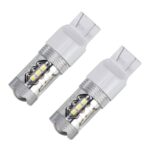 2 PCS T20 / 7440 5W 250LM 6000K Luz de giro automático para automóvil Luces de marcha atrás 16LED Lámparas SMD-2835, DC 12V, T20 / 7440 - Imagen 2