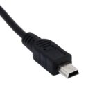 Adaptador de cargador mini USB universal para cámara DVR de coche Entrada de navegación GPS 10V - 48V Salida 5V 1.5A, Longitud del cable: 1.2m - Imagen 4