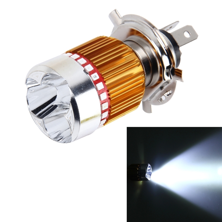 CMS6472.jpg H4 9W 900 LM 6000K ESTÁTICO + LUZ STROBE LIGHT MOTORYLIGHT FAIL LÁMPARA CON 3 LÁMPULAS DE LUZ BLANCA DE COB Y LUZ RED + LUZ ROSADA + LUZ AZUL LIGHT LEPTS, DC 12V - Imagen 1