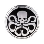 4 PCS Car-Styling Skull Pattern Wheel Hub Pegatina decorativa, Diámetro: 5.8cm - Imagen 2