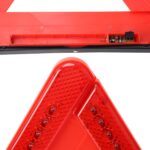 Práctica señal de advertencia de emergencia triangular para coche, seguridad reflectante plegable, iluminación en la carretera, señal de parada, trípode, trípode de advertencia - Imagen 4
