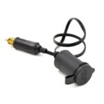 Encendedor de cigarrillos con conector estándar europeo multifuncional de 15 A 12-24 V para BMW / motocicletas con cable de alimentación de 30 cm - Imagen 3