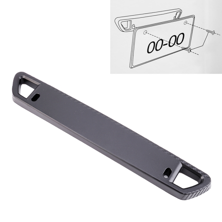 CMS7470.jpg Soporte universal para matrícula de coche Marco de placa de número Soporte de placa de fibra de carbono - Imagen 1