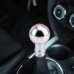 Perilla de cambio de engranaje de 5 velocidades de metal universal para automóvil Perilla de palanca de cambio de transmisión automática de automóvil modificado