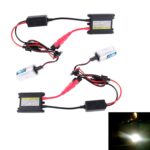 2PCS 35W HB4 / 9006 2800 LM Luz de xenón HID delgada con balasto HID de 2 aleaciones, Lámpara de descarga de alta intensidad, Temperatura de color: 4300K