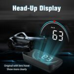 M8 3.5 pulgadas Universal Car OBD2 HUD Pantalla frontal montada en el vehículo - Imagen 2