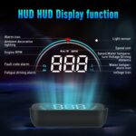 M8 3.5 pulgadas Universal Car OBD2 HUD Pantalla frontal montada en el vehículo - Imagen 3