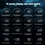 M8 3.5 pulgadas Universal Car OBD2 HUD Pantalla frontal montada en el vehículo - Imagen 4