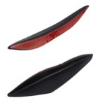 6 uds Universal fibra de carbono estilo coche parachoques delantero cuerpo Spoiler labio divisor protector barra tira protectora pegatina - Imagen 4