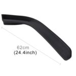 2 PCS Universal Fit Car Front Bumper Spoiler Lip Splitter Difusor SUV ABS Pala frontal, Longitud: 62 cm - Imagen 4