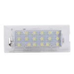 Luz de matrícula de 2 piezas con 18 lámparas SMD-3528 para BMW E53 (X5), 2W 120LM, 6000K, DC12V (luz blanca) - Imagen 4