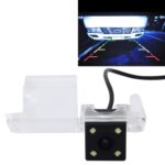 656 × 492 Pixel efectivo NTSC 60HZ CMOS II Cámara de respaldo de visión trasera impermeable para automóvil con 4 lámparas LED para Volkswagen Golf6 Versión 2010-2012