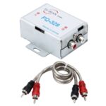 FQ-328 Filtro de ruido de audio para amplificador RCA de coche de 3,5 mm